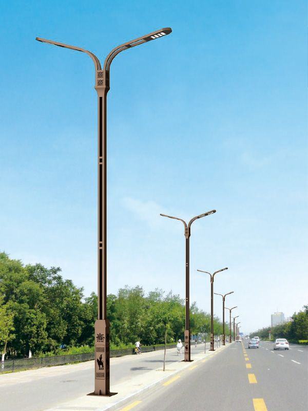赋予城市夜晚魅力：6m，7米特色景观道路LED路灯杆 - 江苏丰泽照明电器有限公司